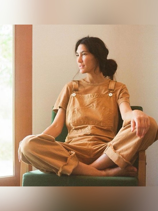 Jesse Kamm Pants - Jesse Kamm overalls in cork slow fashion lux natural fibre clothing brand
